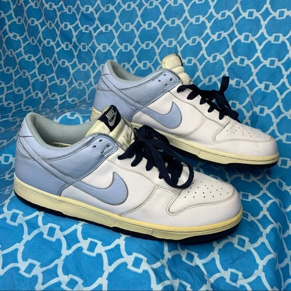 Nike Dunk Low Mens size 13 UNC ICE university blue vintage white rare sail retro Nike Dunk Low Mens Lifestyle Shoes Coconut Milk University  main image 4